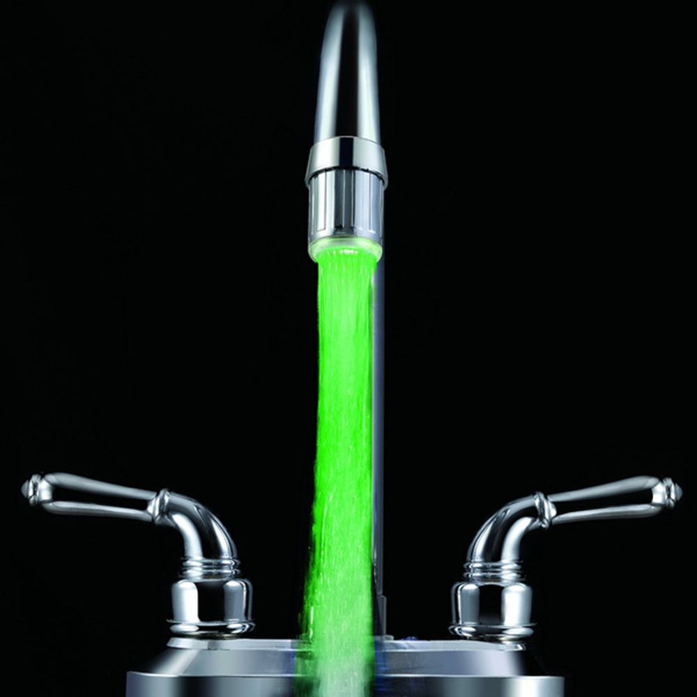 1pcs Single Color Led Water Faucet Green Red Blue Light Glow Shower within dimensions 1000 X 1000
