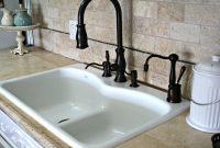 50 Beautiful White Kitchen Sink With Bronze Faucet Kitchen Faucets inside dimensions 3888 X 2592