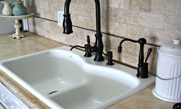 50 Beautiful White Kitchen Sink With Bronze Faucet Kitchen Faucets inside dimensions 3888 X 2592