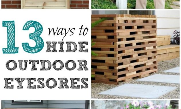 Add Curb Appeal With These Easy Ways To Hide Outdoor Eyesores Like with dimensions 800 X 1200