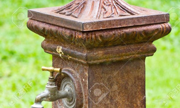 Ancient Decorative Garden Faucet Stock Photo Picture And Royalty for dimensions 866 X 1300