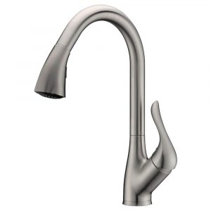 Anzzi Accent Series Single Handle Pull Down Sprayer Kitchen Faucet throughout proportions 1000 X 1000