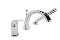 Anzzi Den Series Single Handle Deck Mount Roman Tub Faucet With pertaining to measurements 1000 X 1000