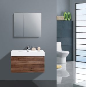 Aqua Decor Venice 36 Inch Modern Bathroom Vanity Set W Medicine with proportions 1979 X 2000