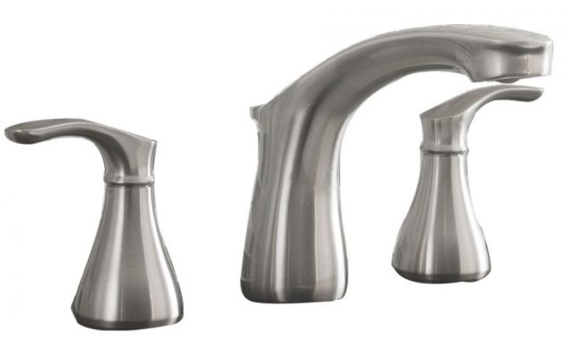 Aquasource Garner Brushed Nickel 2 Handle Widespread Watersense with regard to measurements 900 X 900