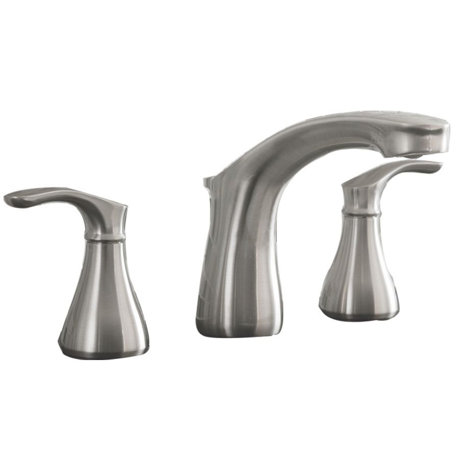 Aquasource Garner Brushed Nickel 2 Handle Widespread Watersense with regard to measurements 900 X 900