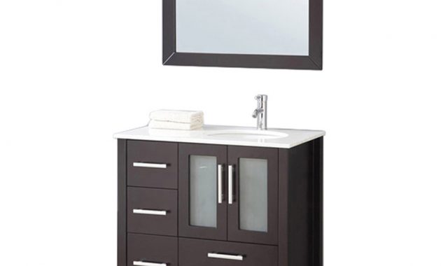 Awad 36 Inch Single Sink Bathroom Vanity Set Right Side With Free throughout measurements 890 X 890