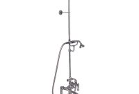 Barclay Products 3 Handle Rim Mounted Claw Foot Tub Faucet With intended for measurements 1000 X 1000