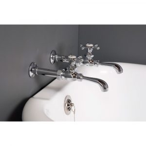 Bathroom Wall Mount Clawfoot Tub Faucet With Holder High Flow Singles intended for dimensions 1000 X 1000