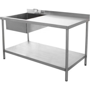 Bbqguys 30 X 60 Inch Outdoor Rated Stainless Steel Utility Table pertaining to proportions 1500 X 1500