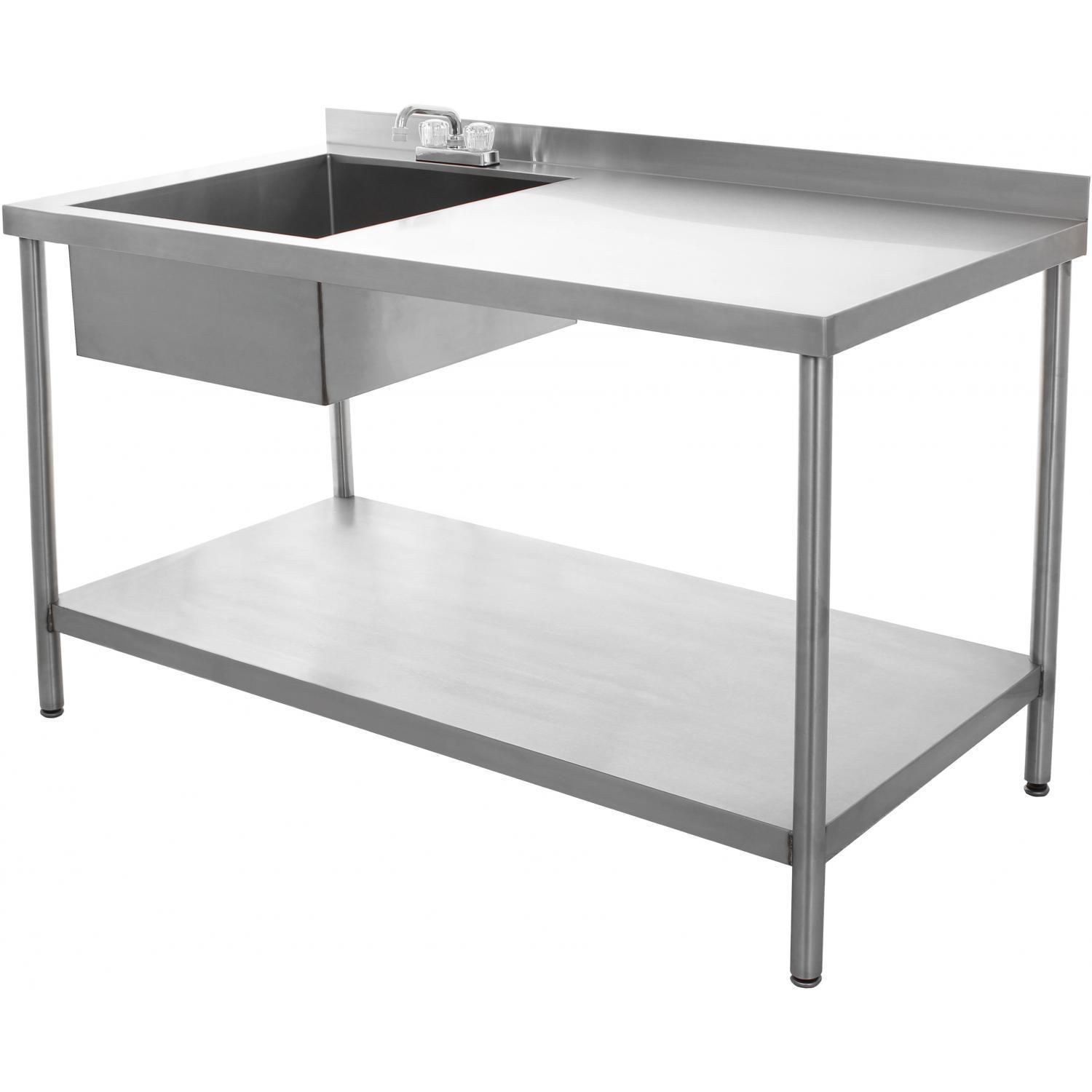 Bbqguys 30 X 60 Inch Outdoor Rated Stainless Steel Utility Table within size 1500 X 1500