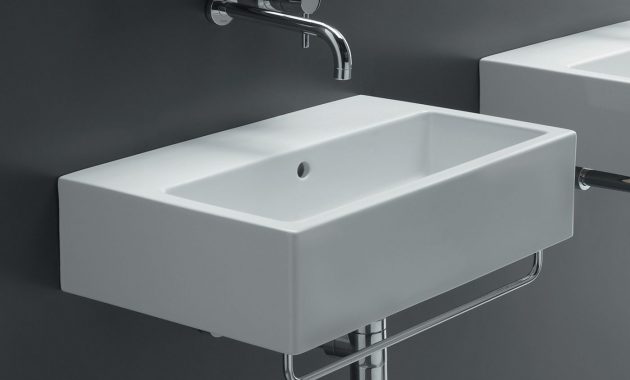 Bissonnet 20150 St Area Boutique Ice 60 Wall Mount Bathroom Sink inside size 1400 X 1400