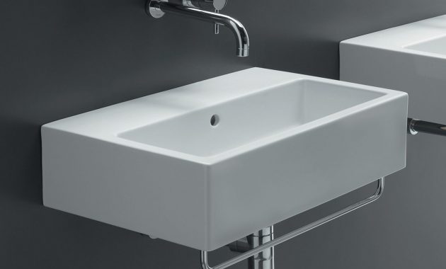 Bissonnet 20150 St Area Boutique Ice 60 Wall Mount Bathroom Sink throughout proportions 1400 X 1400