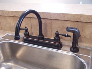 Black Bronze Kitchen Faucets With Stainless Steel Sink In The for measurements 1024 X 768