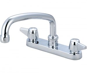 Central Brass Double Handle Kitchen Faucet Reviews Wayfair for sizing 1100 X 925