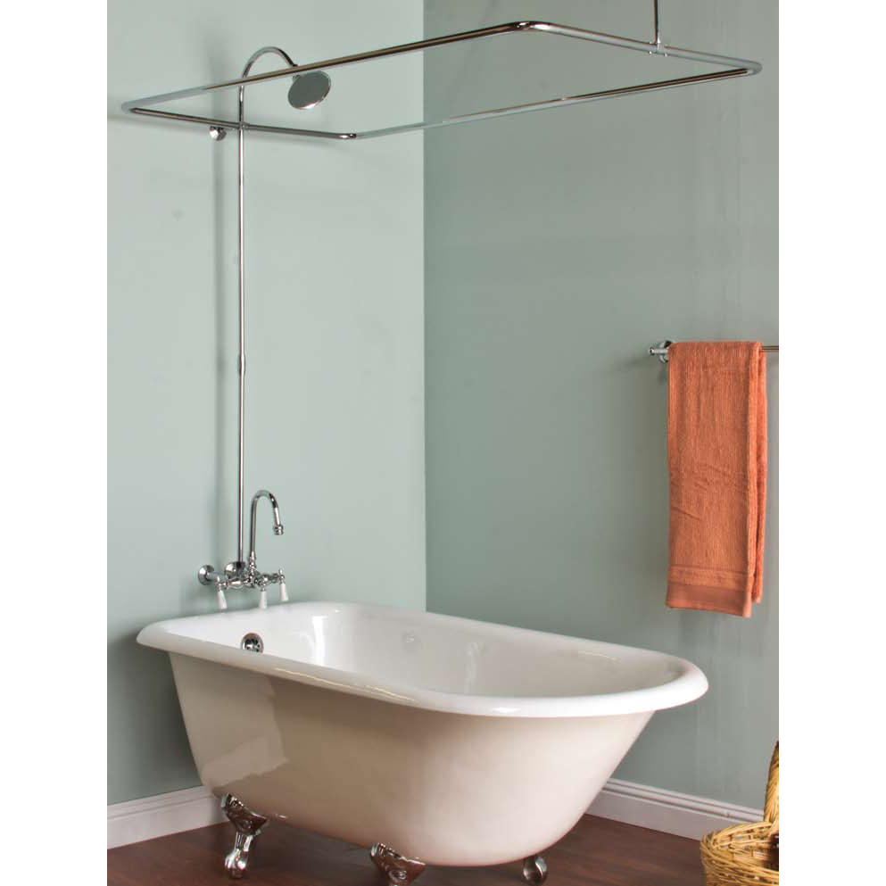 Clawfoot Tub Shower In Modern Chic Look Auxlilasresto Design for sizing 993 X 993