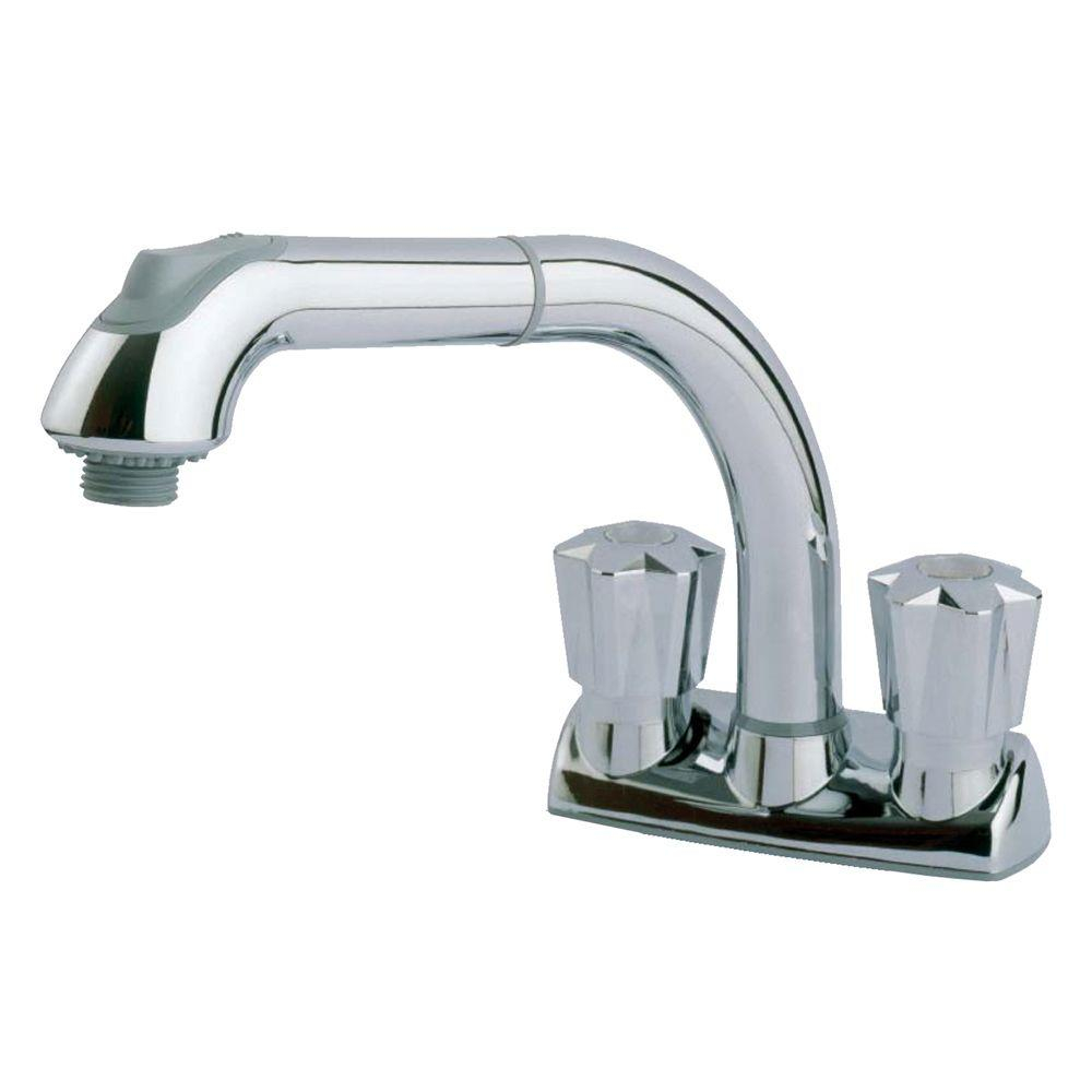Laundry Tub Faucet With Pull Out Spray Faucet Ideas Site
