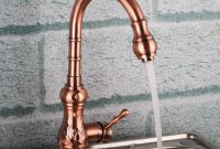 Copper Brass Kitchen Faucet Polished Gourd Shaped Long Neck Vessel intended for size 1000 X 1000