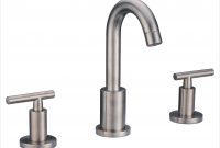 Dawn 3 Hole 2 Handle Widespread Lavatory Faucet Brushed Nickel intended for proportions 3501 X 3046