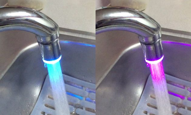 Dealpeak 7 Colors Led Lights Tap Faucet For Kitchen And Bathroom in proportions 1920 X 1080