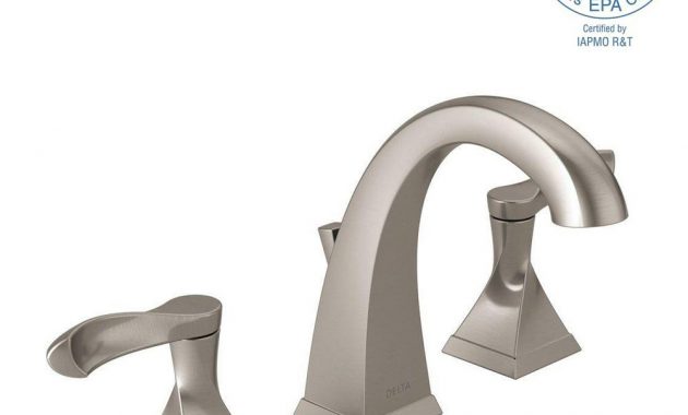 Delta Everly 8 In Widespread 2 Handle Bathroom Faucet In Spotshield for dimensions 1000 X 1000