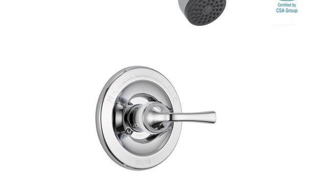 Delta Foundations Single Handle 1 Spray Tub And Shower Faucet In in proportions 1000 X 1000