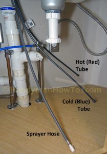 Delta Kitchen Faucet Water Line Connections Handymanhowto for measurements 1015 X 1456