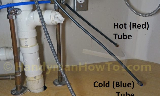 Delta Kitchen Faucet Water Line Connections Handymanhowto pertaining to dimensions 1015 X 1456