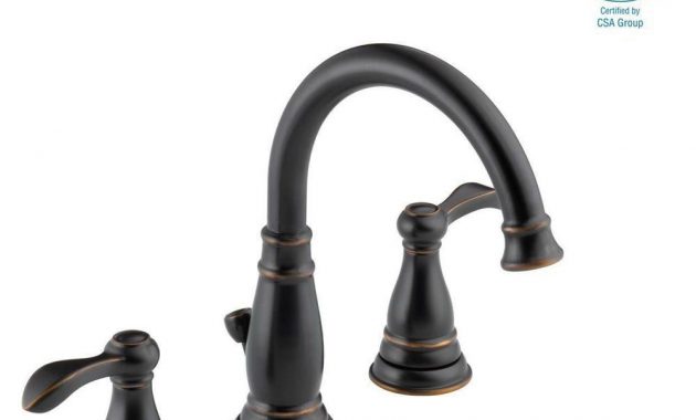 Delta Porter 8 In Widespread 2 Handle Bathroom Faucet In Oil Rubbed throughout sizing 1000 X 1000