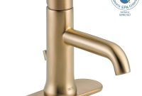 Delta Trinsic Single Hole Single Handle Bathroom Faucet With Metal pertaining to proportions 1000 X 1000