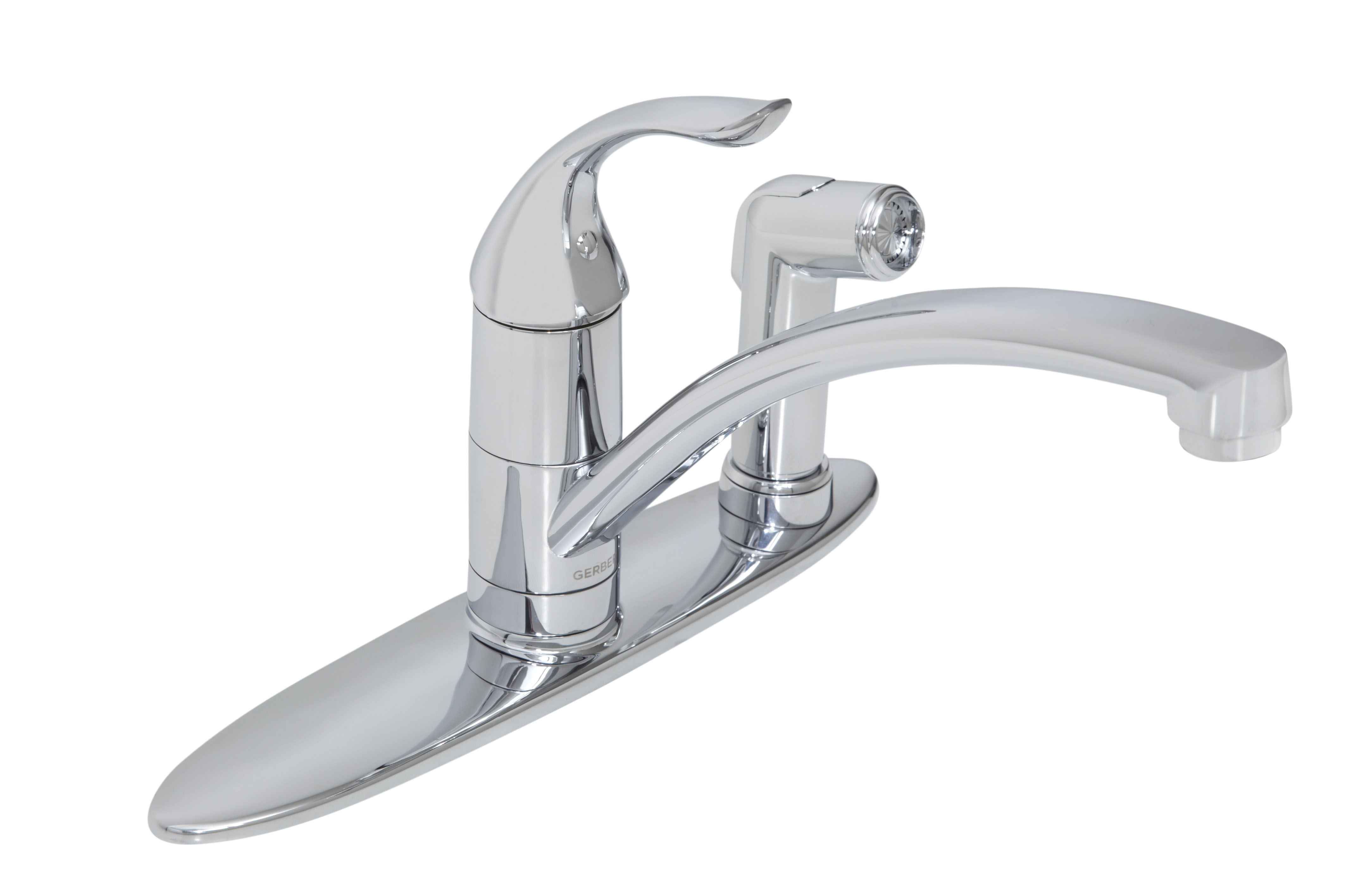 Discontinued Viper Single Handle Kitchen Faucet With Spray Gerber with regard to proportions 4308 X 2833