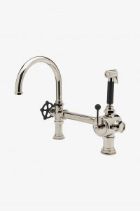 Discover Regulator Gooseneck Single Spout Kitchen Faucet Black intended for dimensions 1091 X 1637