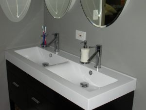 Double Faucet Bathroom Sink House Decorations Azib with regard to sizing 1024 X 768