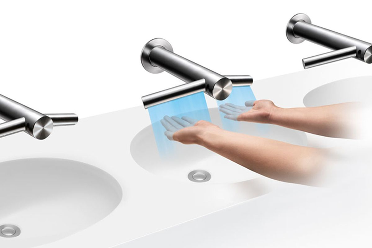 Dyson Airblade Tap Puts 420mph Hand Drying Technology Right Inside intended for dimensions 1200 X 800