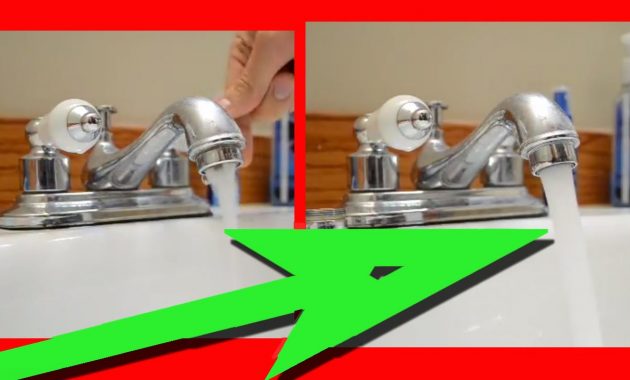 Easy Fix For Low Water Pressure In Kitchen Sink Or Bathroom Sink for dimensions 1280 X 720