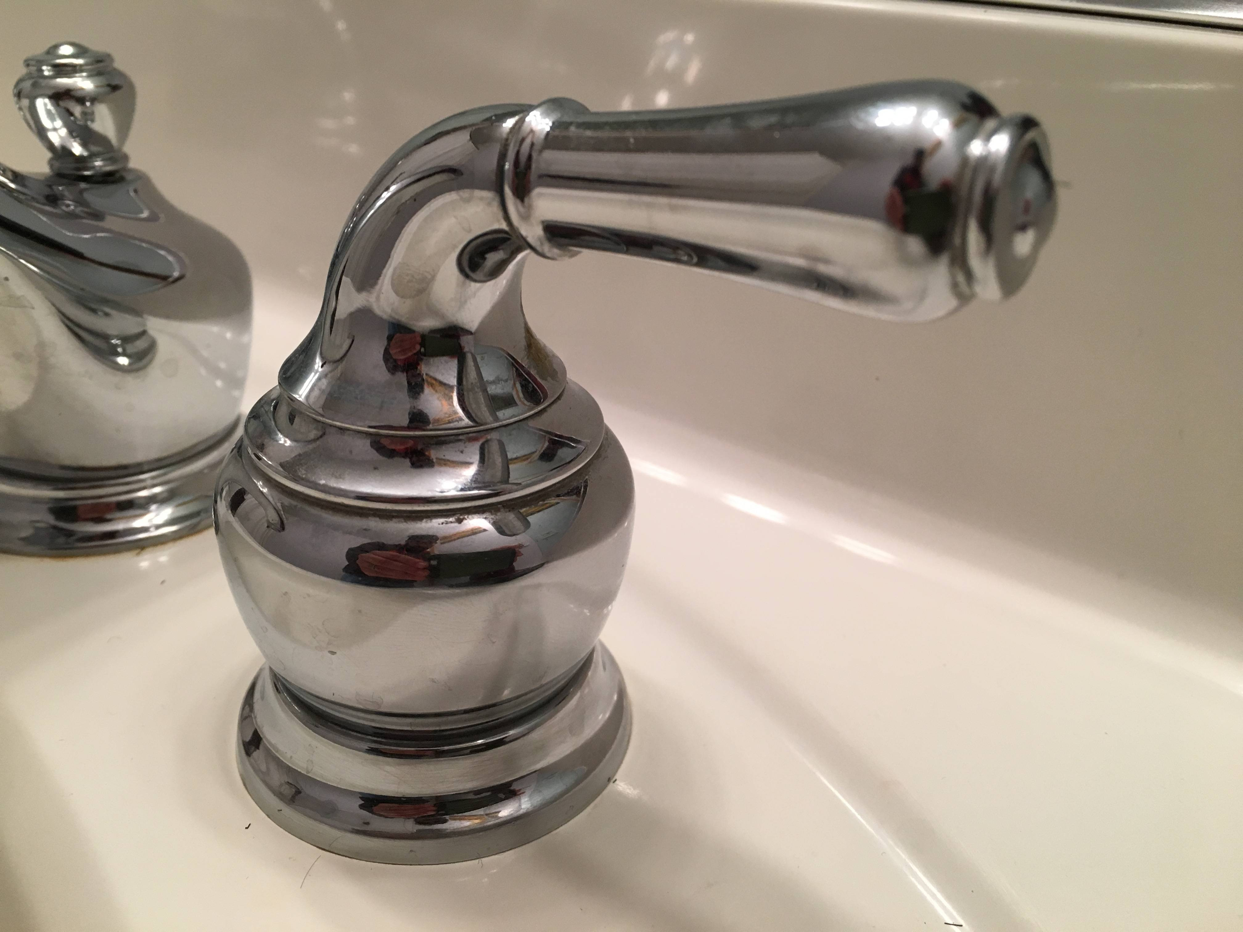 single cross handle cold water bathroom sink faucet