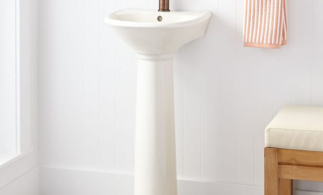 Farnham Porcelain Mini Pedestal Sink Bathroom intended for size 1500 X 1500