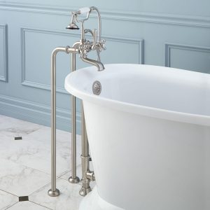 Freestanding English Telephone Tub Faucet Supplies And Drain pertaining to dimensions 1500 X 1500