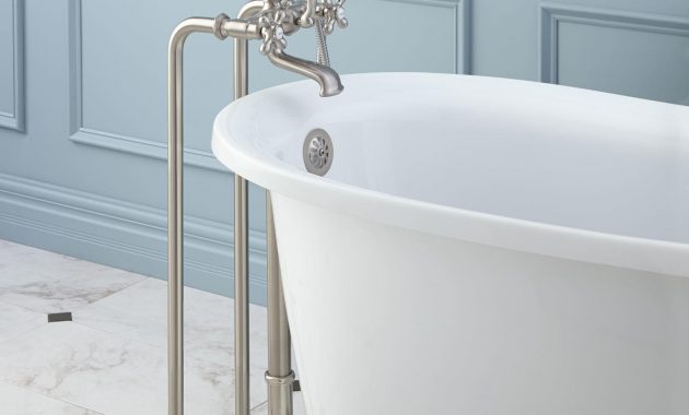 Freestanding English Telephone Tub Faucet Supplies And Drain pertaining to dimensions 1500 X 1500