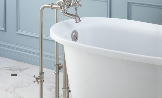 Freestanding Telephone Tub Faucet Supplies Valves And Drain pertaining to proportions 1500 X 1500