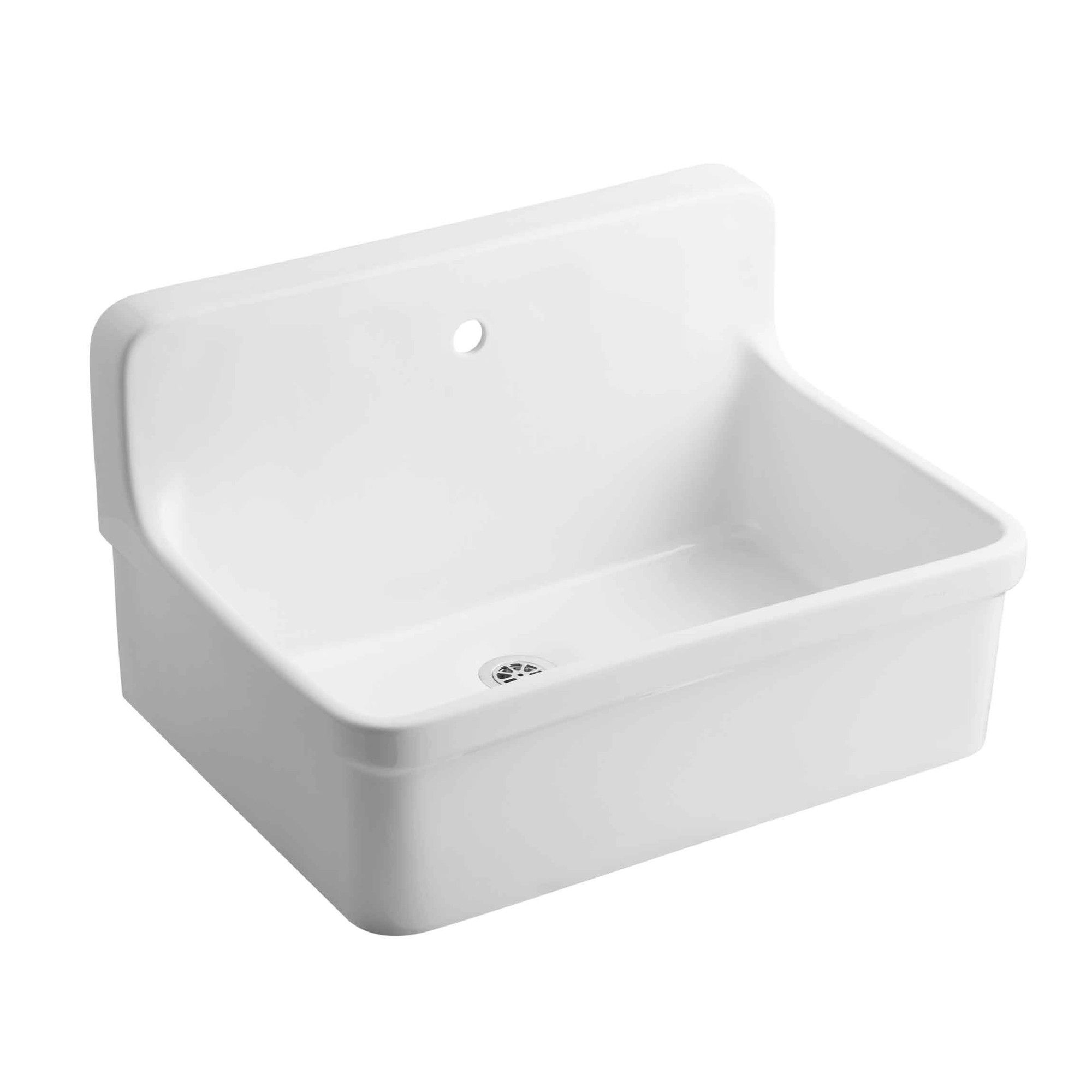 Gilford Scrub Upplaster Sink With Single Hole Faucet Drilling 30 throughout size 2000 X 2000