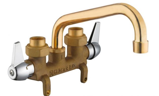 Glacier Bay 2 Handle Laundry Faucet In Rough Brass 4211n 0001 The for dimensions 1000 X 1000