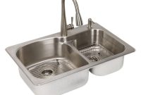 Glacier Bay All In One Dual Mount Stainless Steel 33 In 2 Hole pertaining to sizing 1000 X 1000