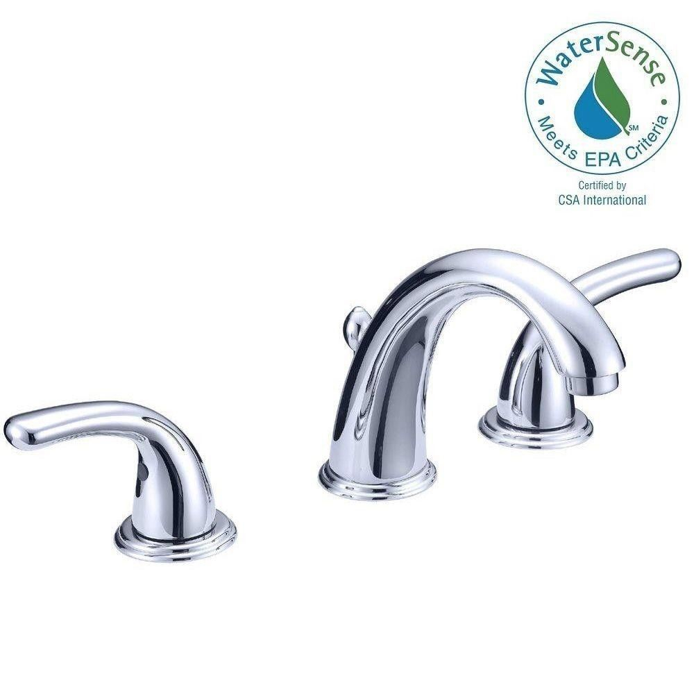 Glacier Bay Builders 8 Inch Widespread Bathroom Faucet Chrome in dimensions 1000 X 1000