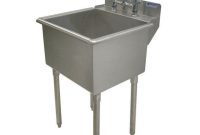 Griffin Products Lt Series 24x24 Stainless Steel Freestanding 2 Hole pertaining to proportions 1000 X 1000