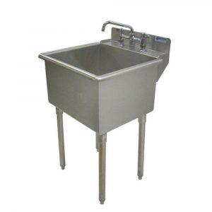 Griffin Products Lt Series 24x24 Stainless Steel Freestanding 2 Hole pertaining to proportions 1000 X 1000