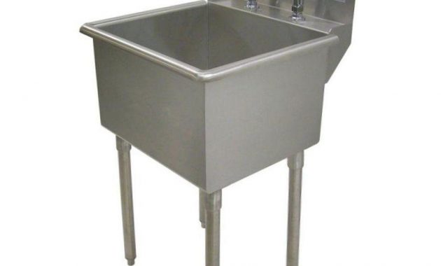 Griffin Products Lt Series 24x24 Stainless Steel Freestanding 2 Hole pertaining to proportions 1000 X 1000