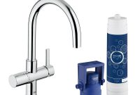 Grohe Blue Pure 2 Handle Standard Kitchen Faucet In Starlight Chrome inside measurements 1000 X 1000