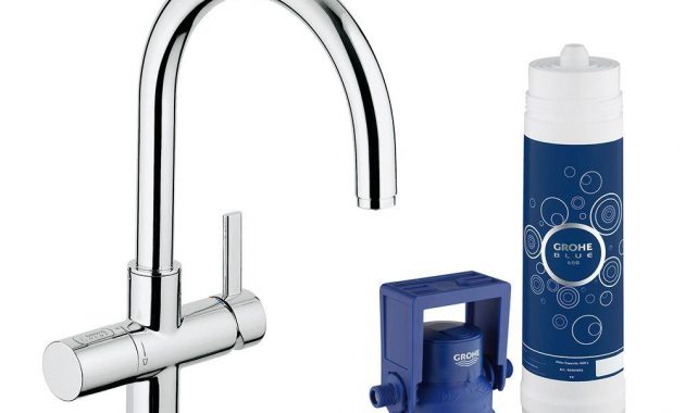 Grohe Blue Pure 2 Handle Standard Kitchen Faucet In Starlight Chrome inside measurements 1000 X 1000