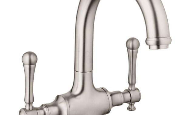 Grohe Bridgeford 2 Handle Bar Faucet In Brushed Nickel 31055en0 inside measurements 1000 X 1000